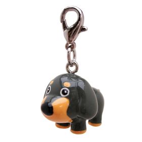 3D Poly Fashion Charm for Dogs (Color: Grey, size: 1" x 3/4" x 5/8")