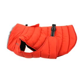 Alpine Winter Puffer Jacket for Dogs (Color: Orange, size: X-Small)