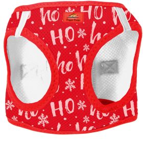 American River Holiday Pup Harness (Color: HO HO HO, size: large)
