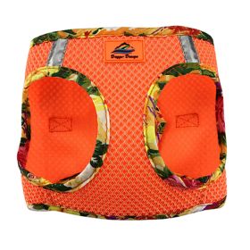 Hawaiian Trim Choke-Free Dog Harness – American River (Color: Sunset Orange, size: large)
