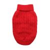Cozy Cable Knit Dog Sweater – Combed Cotton