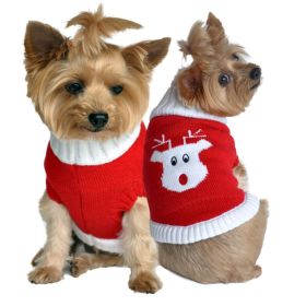 Rudolph the Red-Nosed Dog Sweater – Holiday Edition (size: X-Large)
