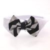 Versatile White Collar Dog Bow Tie Set – 4 Fun Designs