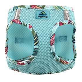Hawaiian Trim Choke-Free Dog Harness – American River (Color: Aruba Blue, size: medium)