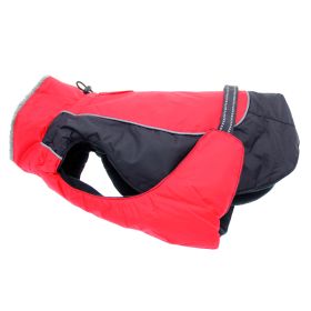 Alpine Performance All-Weather Dog Coat (Color: Red and Black, size: small)