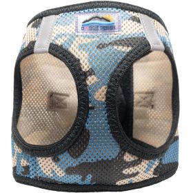 American River Ultra Choke-Free Dog Harness (Camouflage) (Color: Blue Camo, size: X-Small)