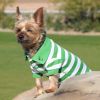 Preppy Striped Dog Polo Shirt