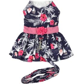 Elegant Moonlight Sails Dog Dress with Matching Leash (size: X-Small)