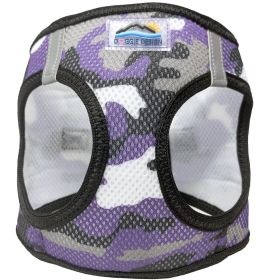 American River Ultra Choke-Free Dog Harness (Camouflage) (Color: Purple Camo, size: small)