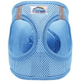 Choke-Free Dog Harness – American River Solid Design (Color: Light Blue, size: small)