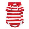 Preppy Striped Dog Polo Shirt