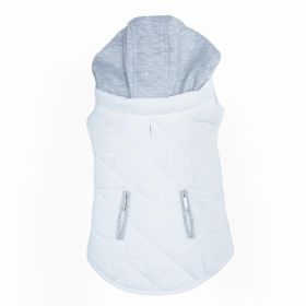 Weekend Vibes Dog Hoodie (Color: White, size: X-Small)